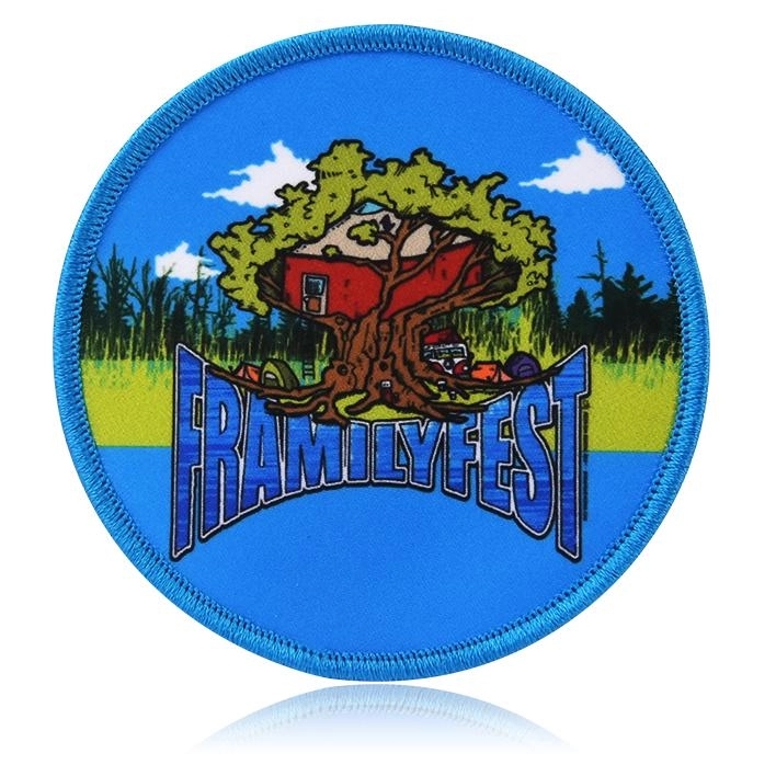 6.5" Custom Dye Sublimated Printed Logo Patches 1