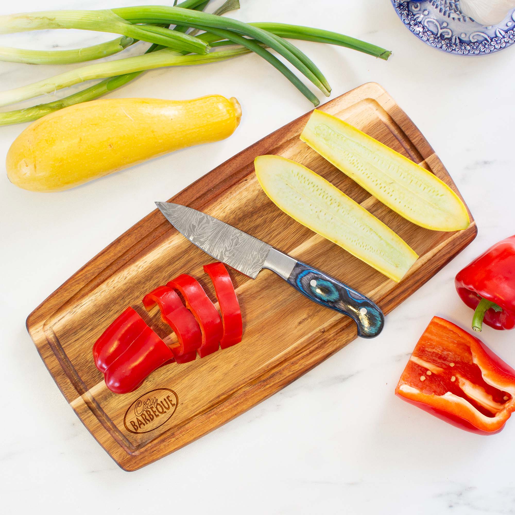 TB Home® 14" Acacia Wood Cutting Board 7