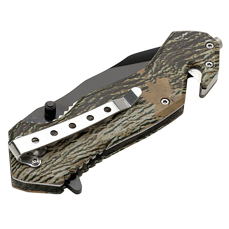 Nutwood Camo Rescue Knife 13