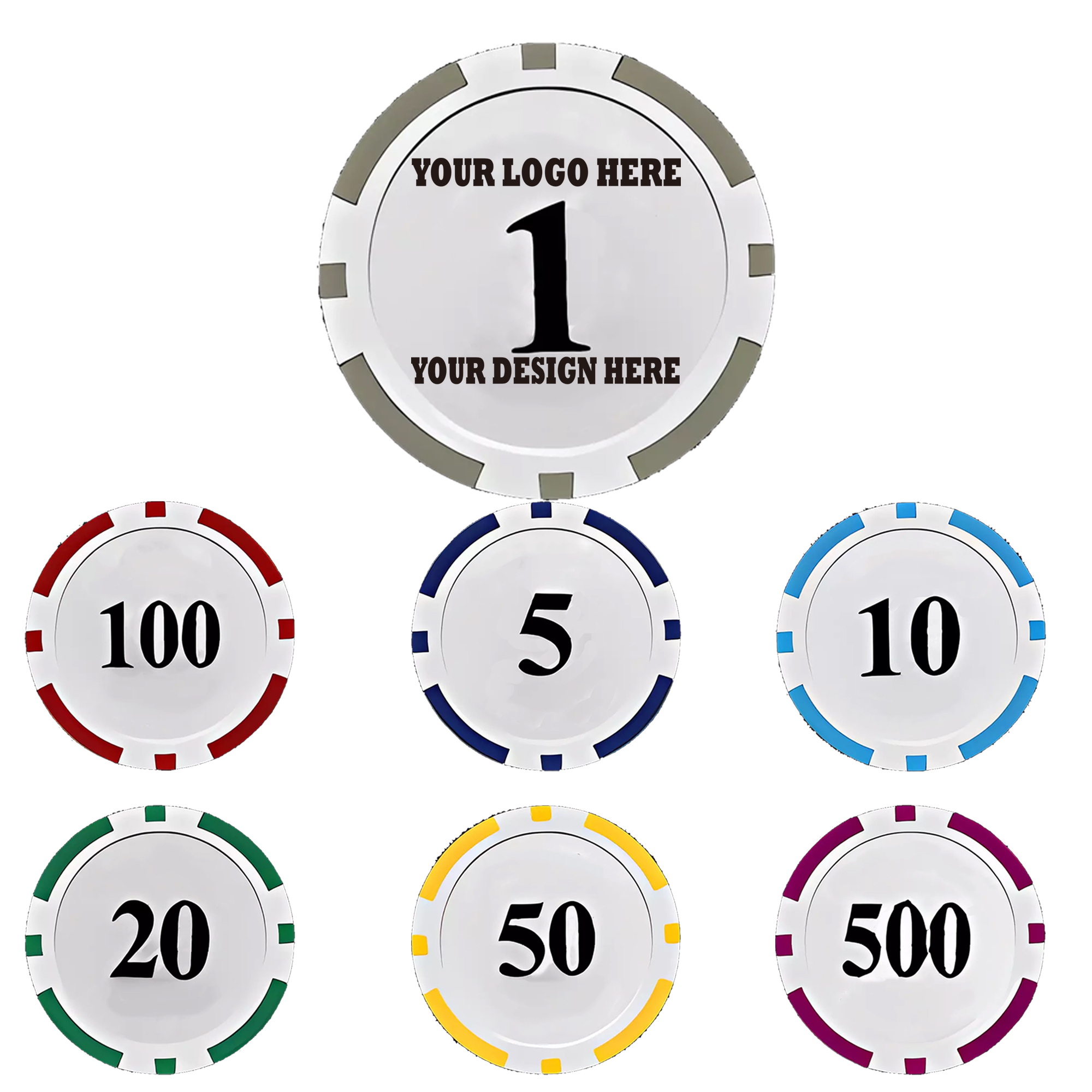Poker Eco-Friendly Striped Dice Chips Casino Gameplay 5