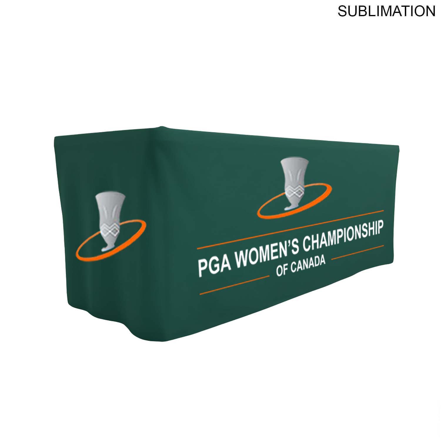 24Hr Express Ship - Outdoor Event Package 2, Deluxe pull up banner + Premium 6' box fit tablecloth 9