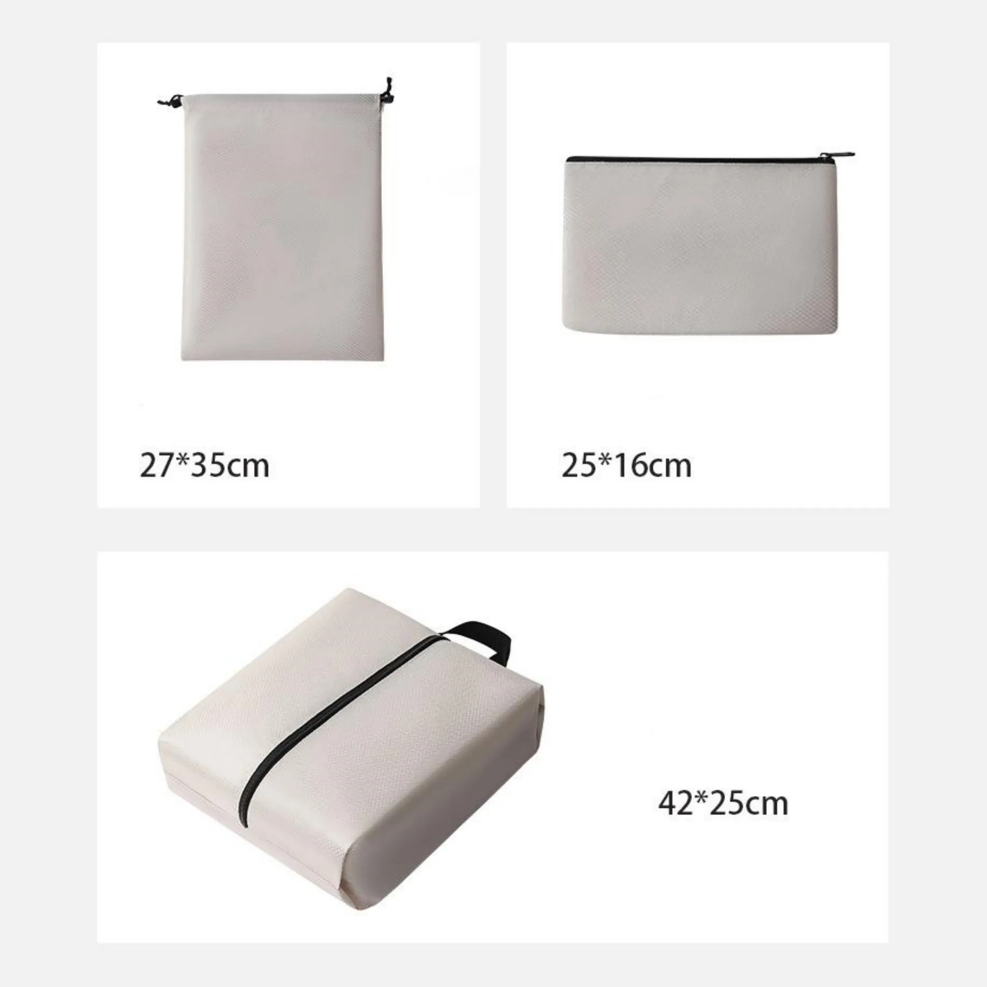 8 Set Compression Packing Cubes Travel Accessories 14