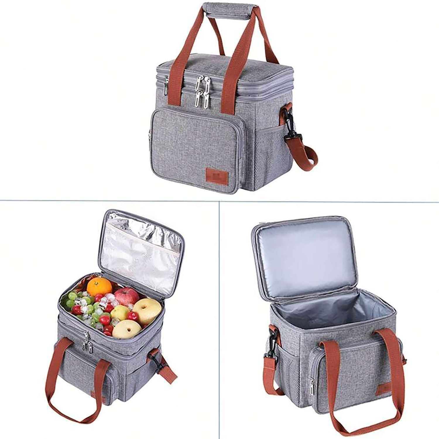 Oxford 14L Double Layer Insulation Bag ?C Superior Temperature Retention 5