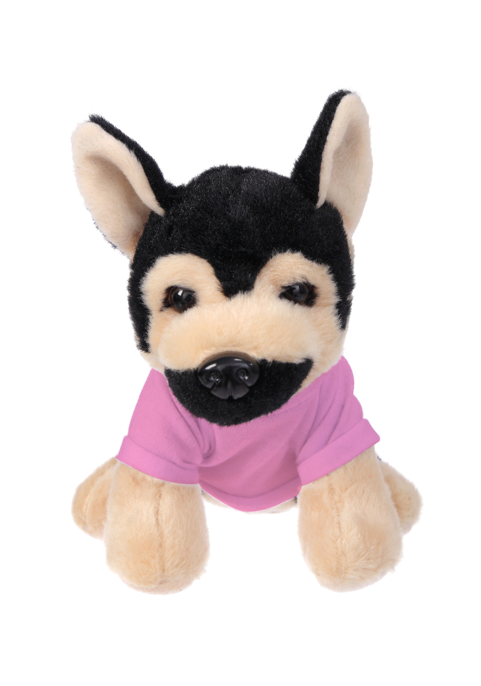 Soft Plush Sitting German Shepherd wearing a T-Shirt 13
