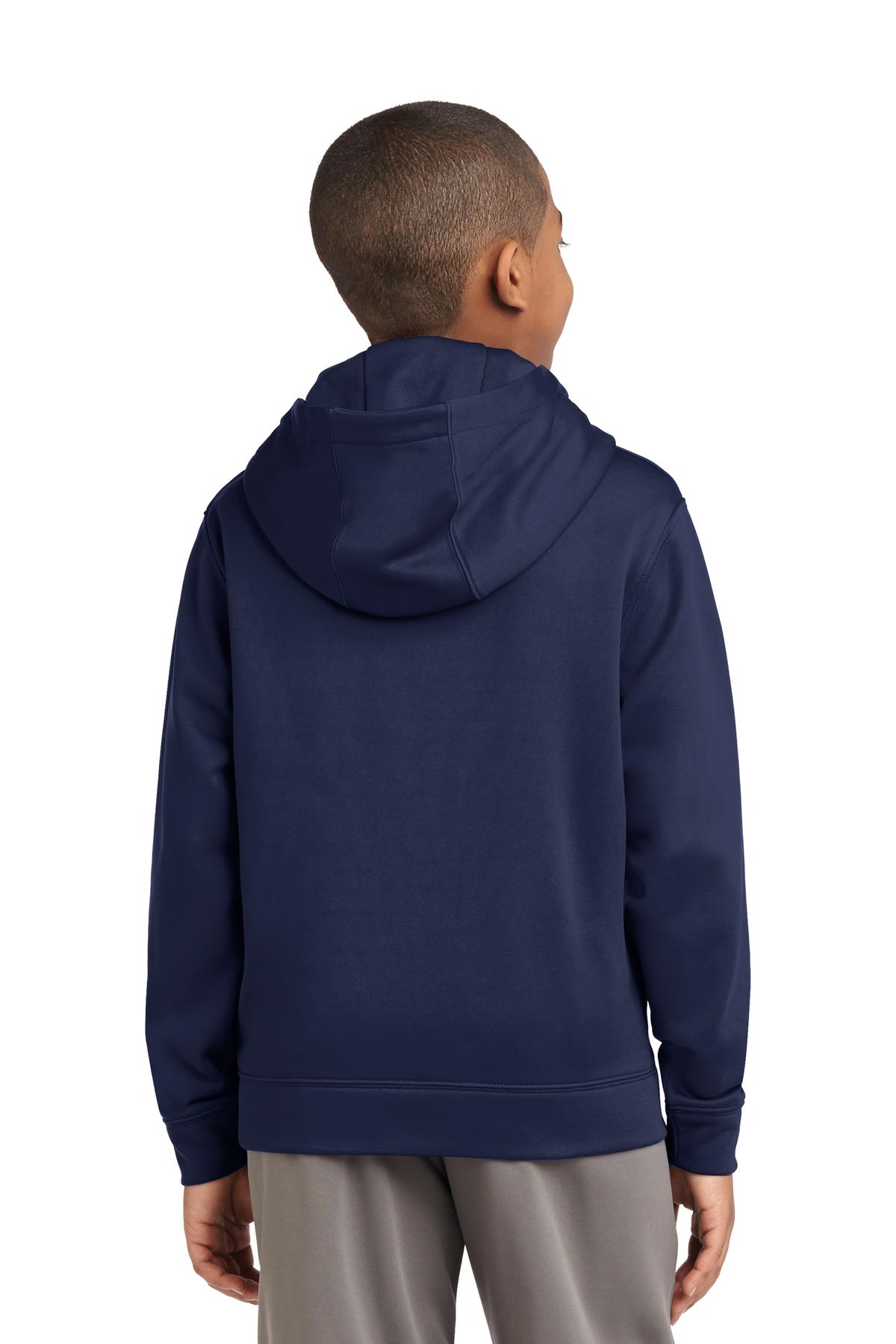 Sport-Tek® Youth Sport-Wick Fleece Hooded Pullover 18
