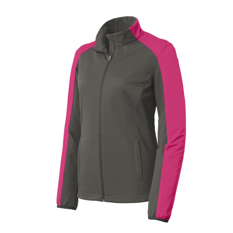 Port Authority Women's Active Colorblock Soft Shell Jacket. 22