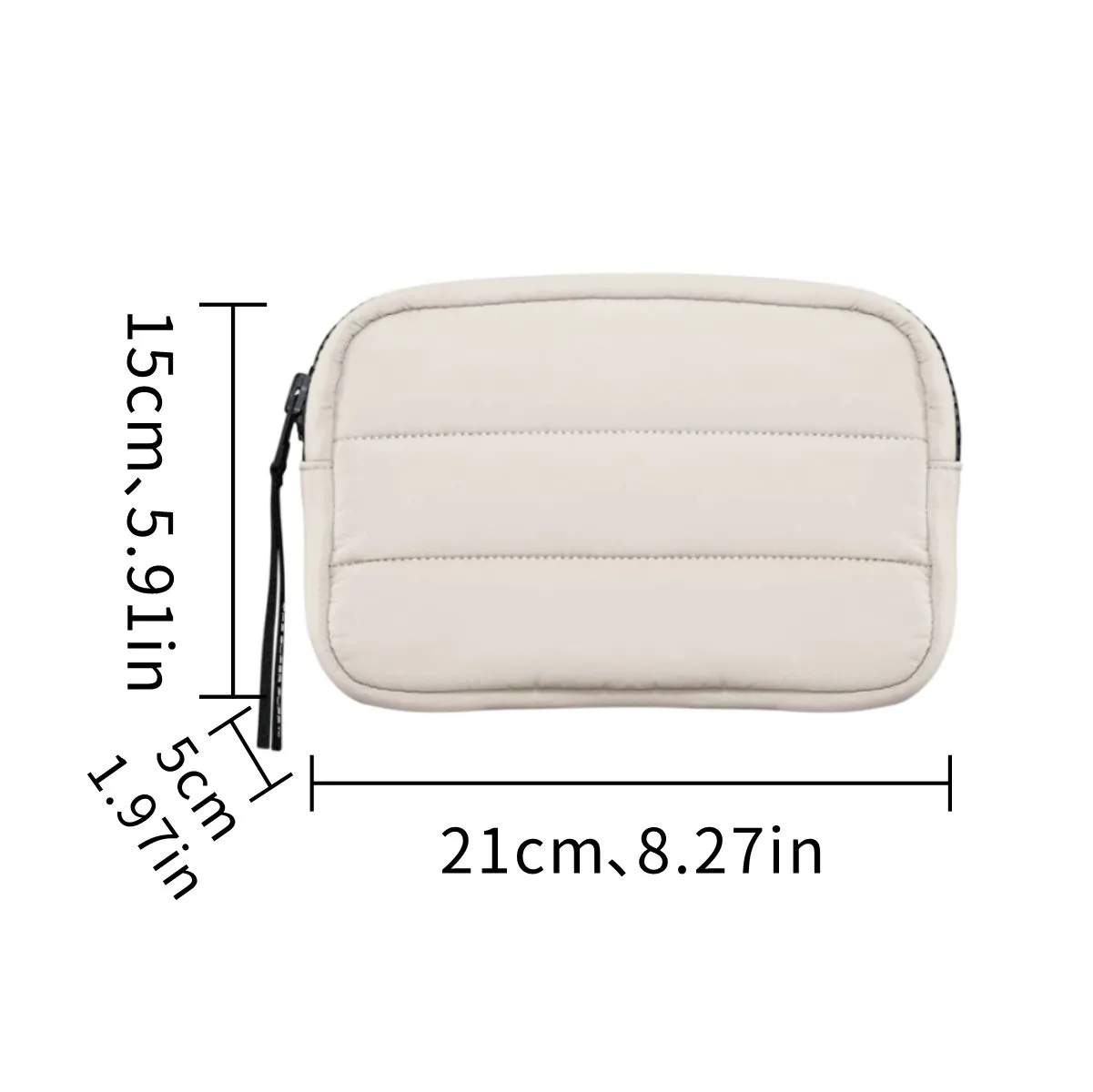 Padded Quilted Waist Bag With Adjustable Strap 6