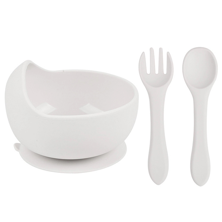 Silicone Suction Bowls for Baby with Spoon and Fork 11