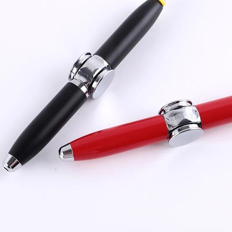 Fingertips Gyro LED Light Ballpoint Pen Toy 3