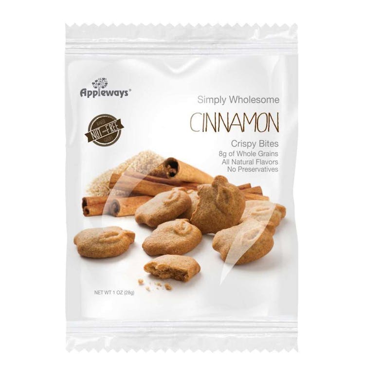 Appleways Cinnamon Crispy Bites - 1.0 oz