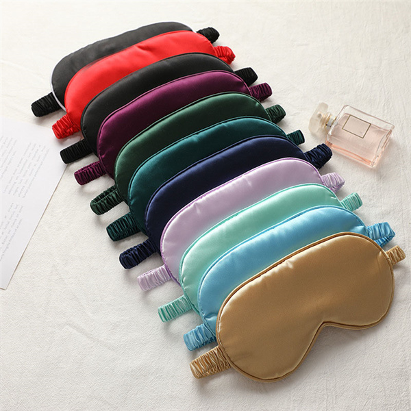 Double-sided imitation silk travel sleep eye mask 3