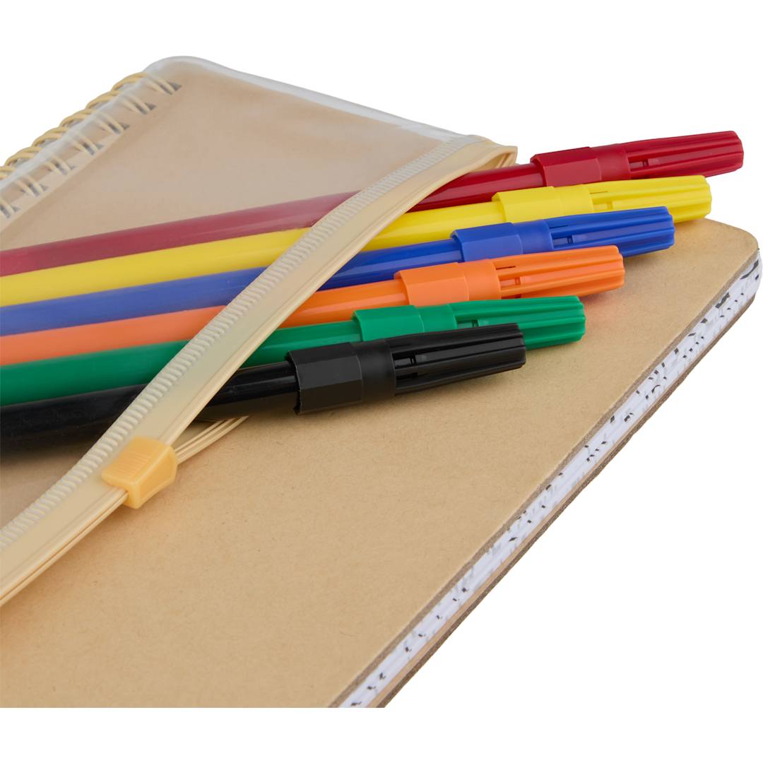5" x 7"  FSC® Mix Doodle Notebook with Markers? 40