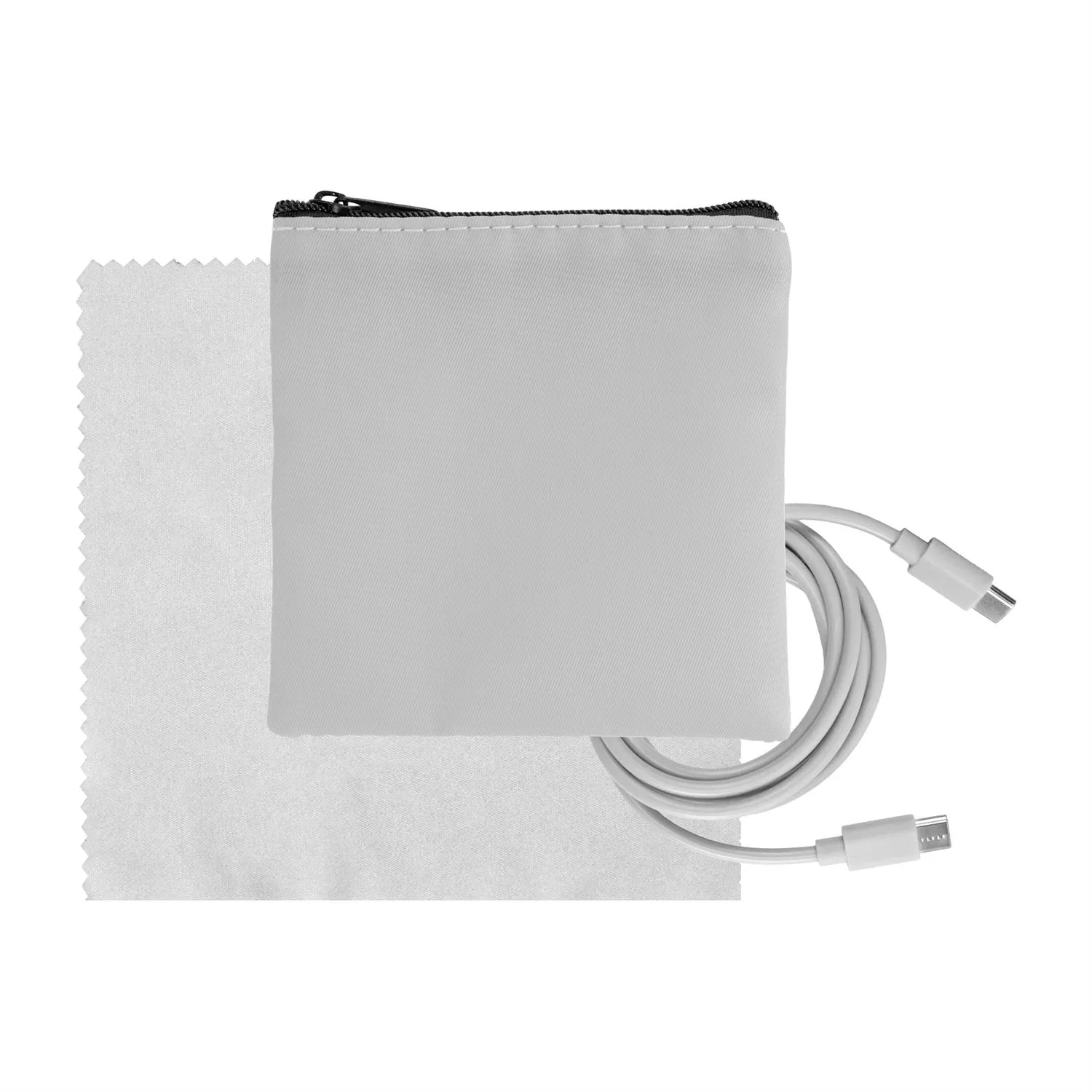 Colorful RPET C to C Cable & Cloth Set 5