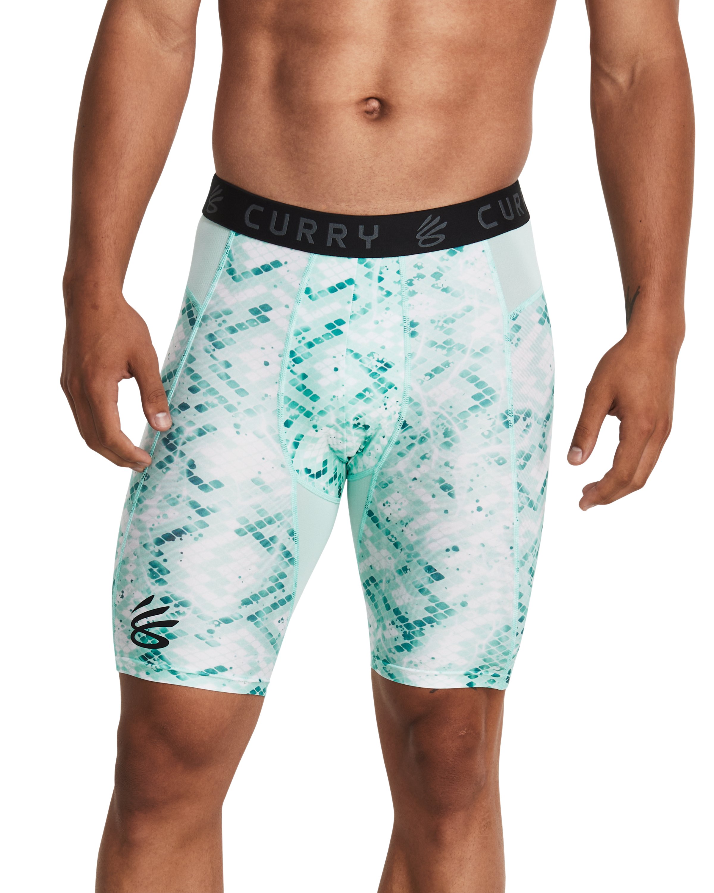 Curry HeatGear Printed Men's 9 Shorts 1