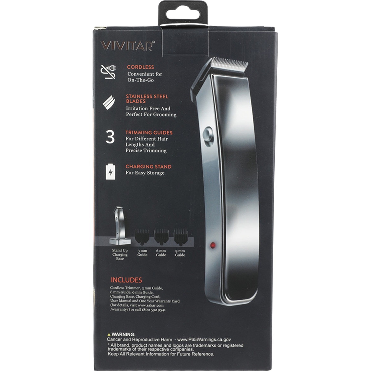 Vivitar® Rechargeable Cordless Hair Trimmer 13