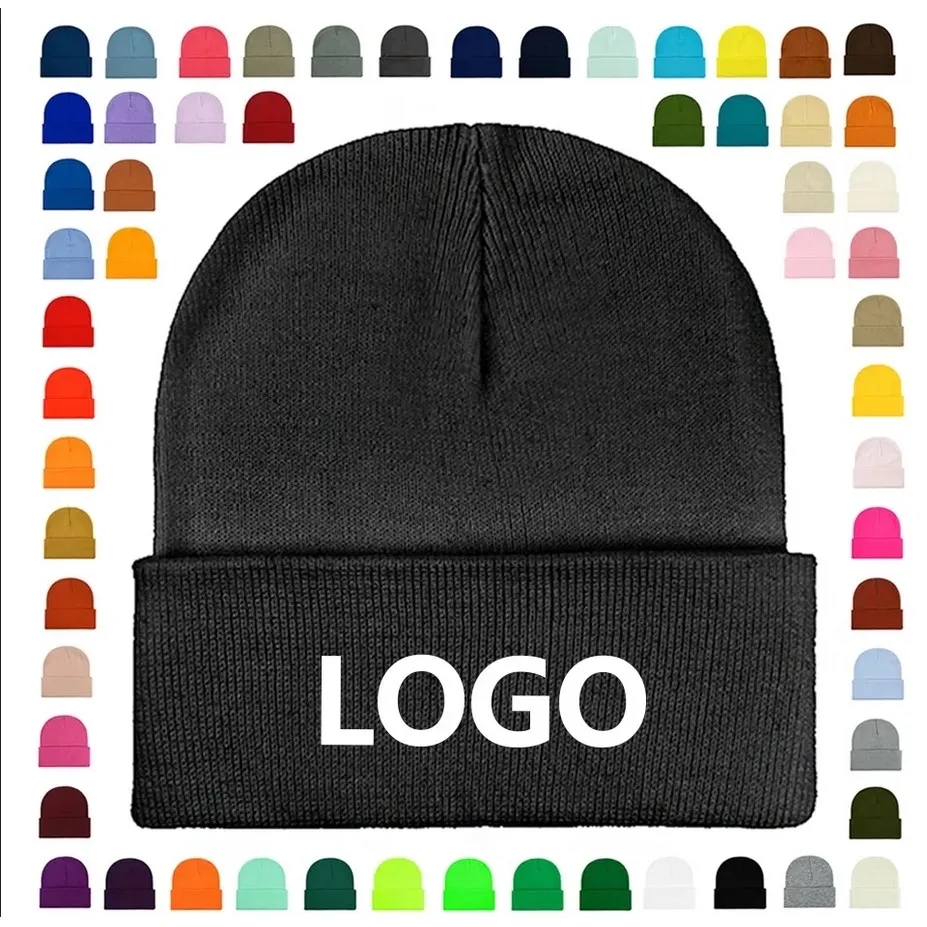 Knit Beanie Cap 2