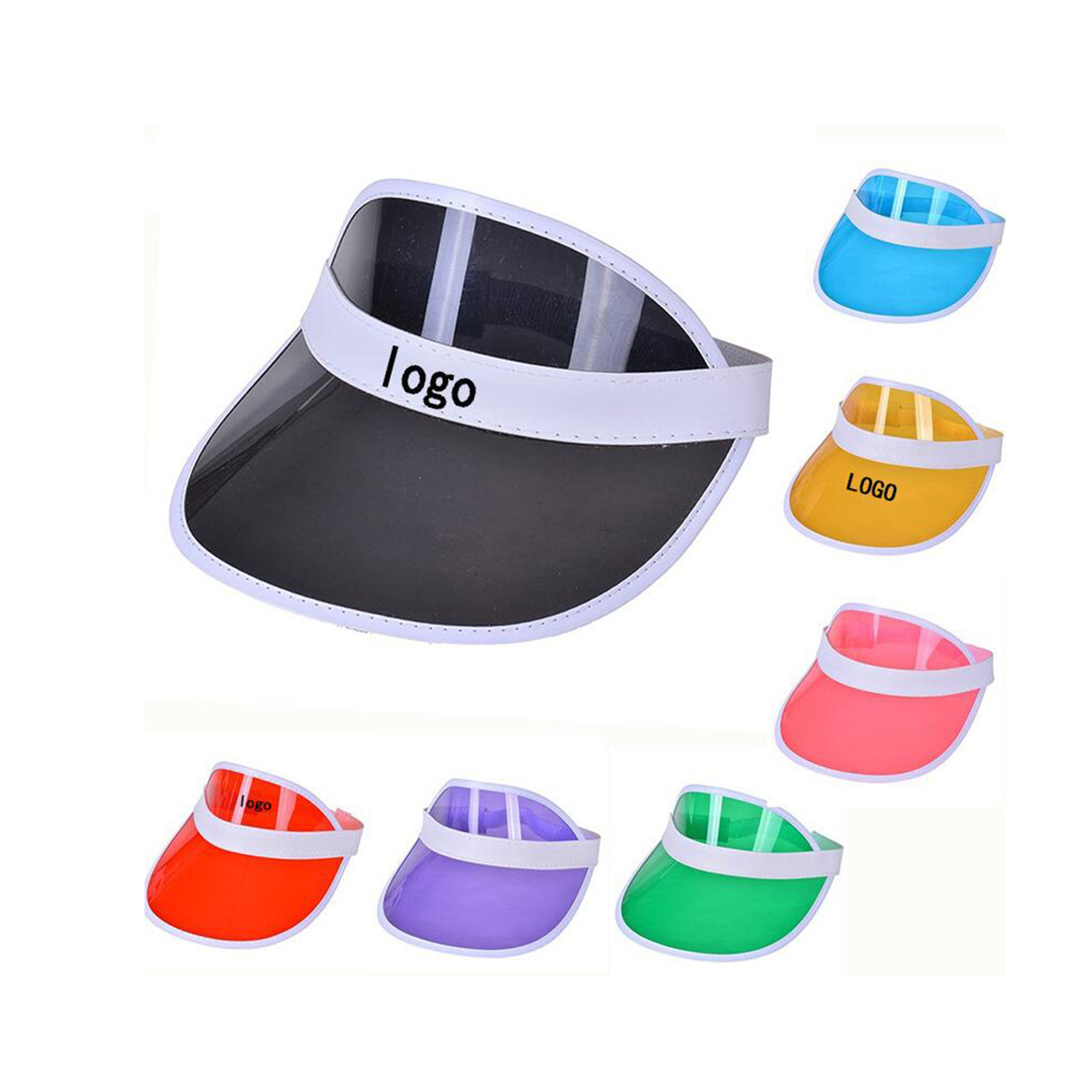 Clear Sun Visor Hats 1