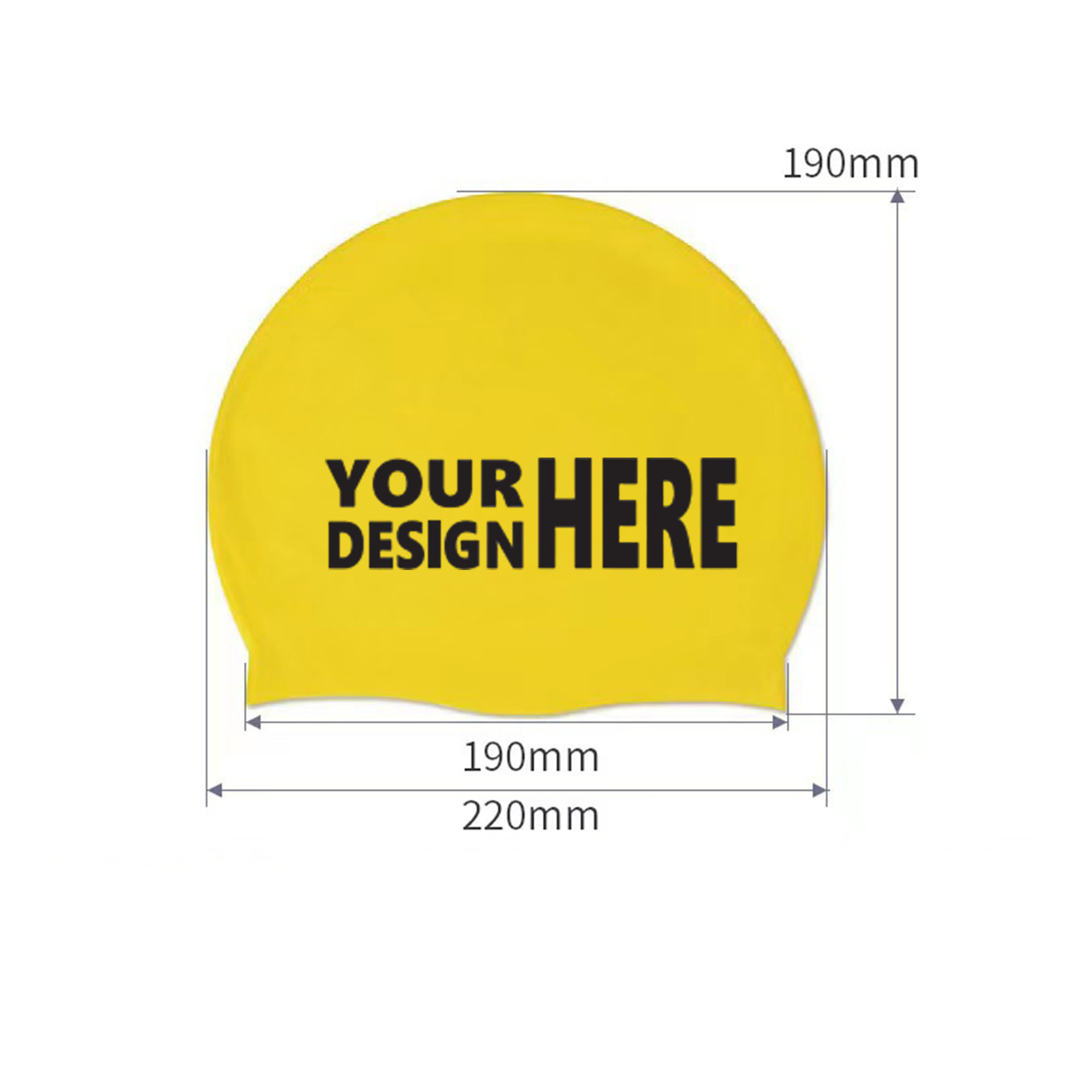 Silicone Sports Swim Cap 2