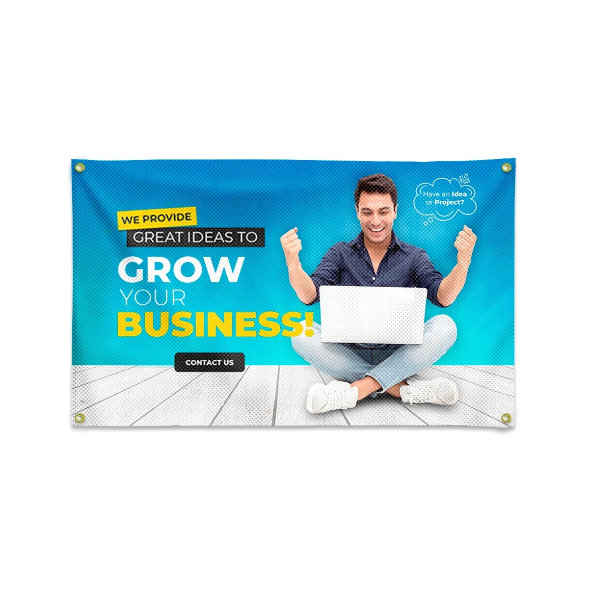 Digitally Printed Fabric Mesh Banner 3' x 5' 2