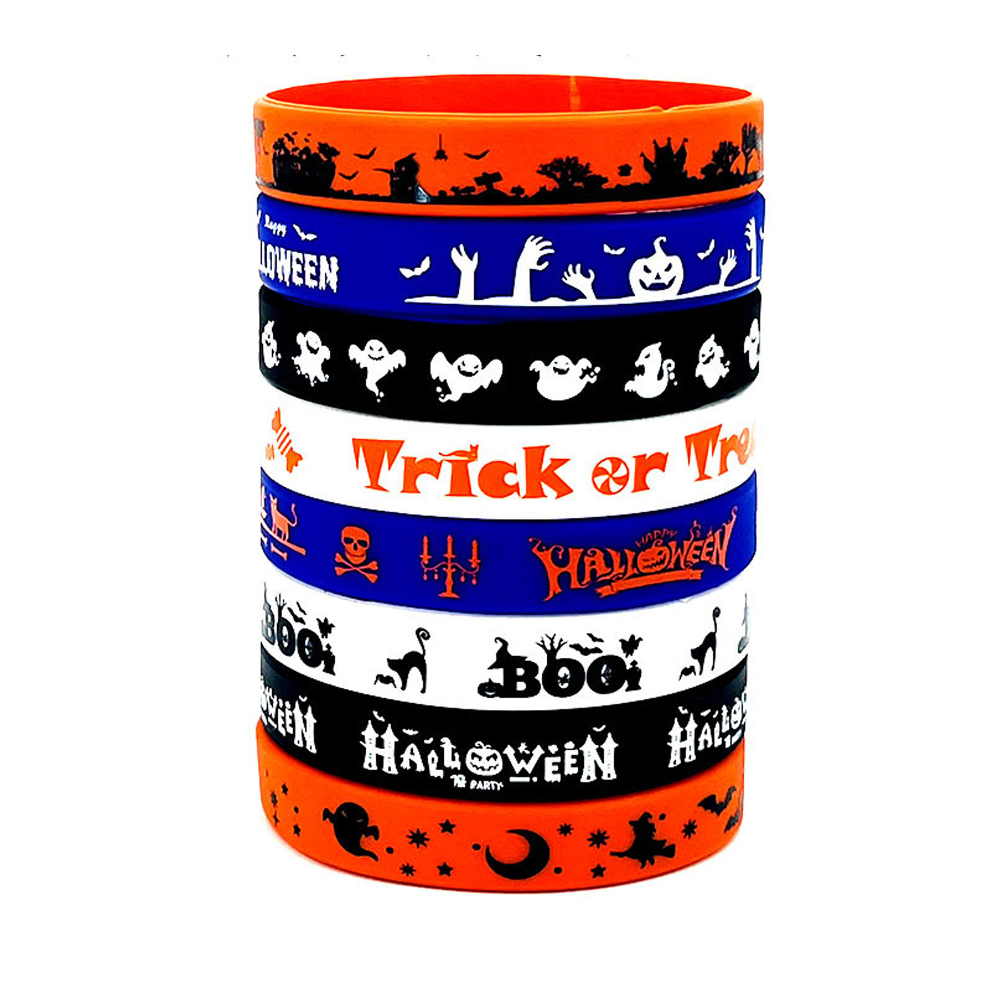 Halloween Silicone Wristbands Custom Rubber Bracelets 1