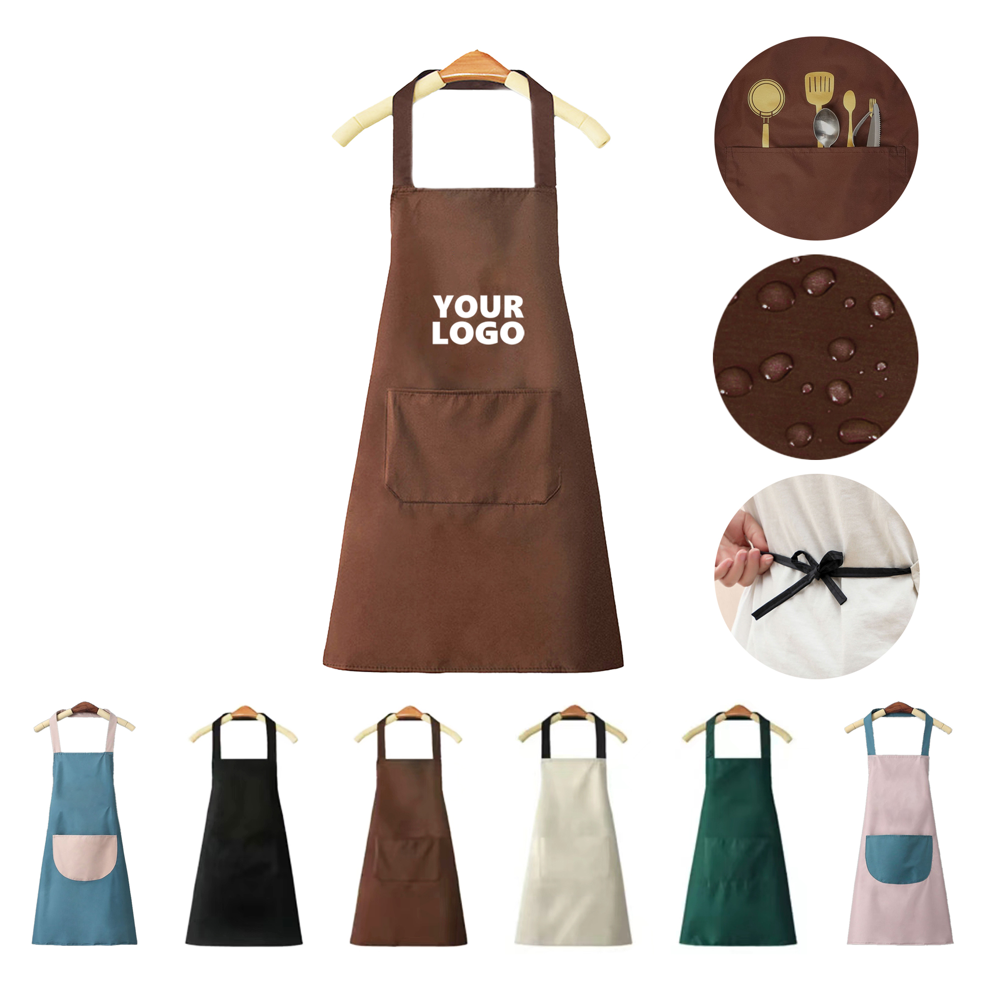 Stylish Kitchen Apron with Pocket 3