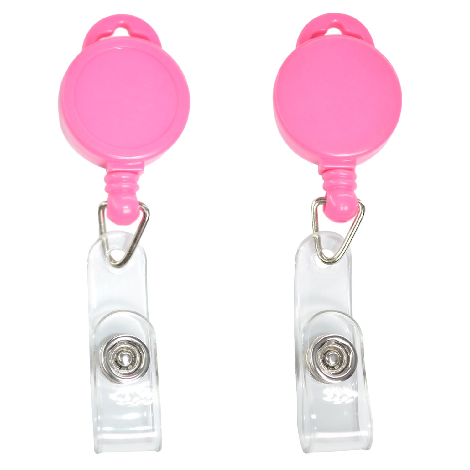Lanyard Badge Reel For Kids w/ Front side Concave & Plain Back