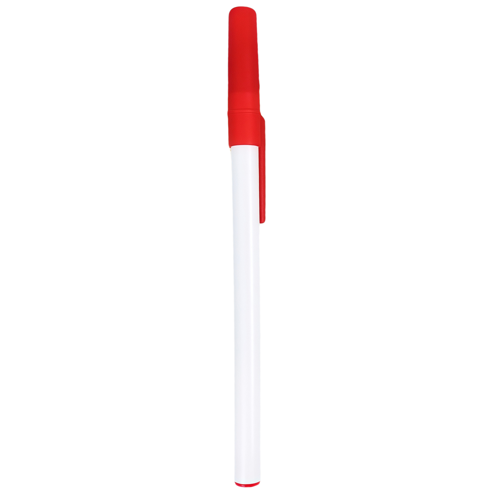 Slim White Ballpoint Pen with Non-Slip Grip for Office 1