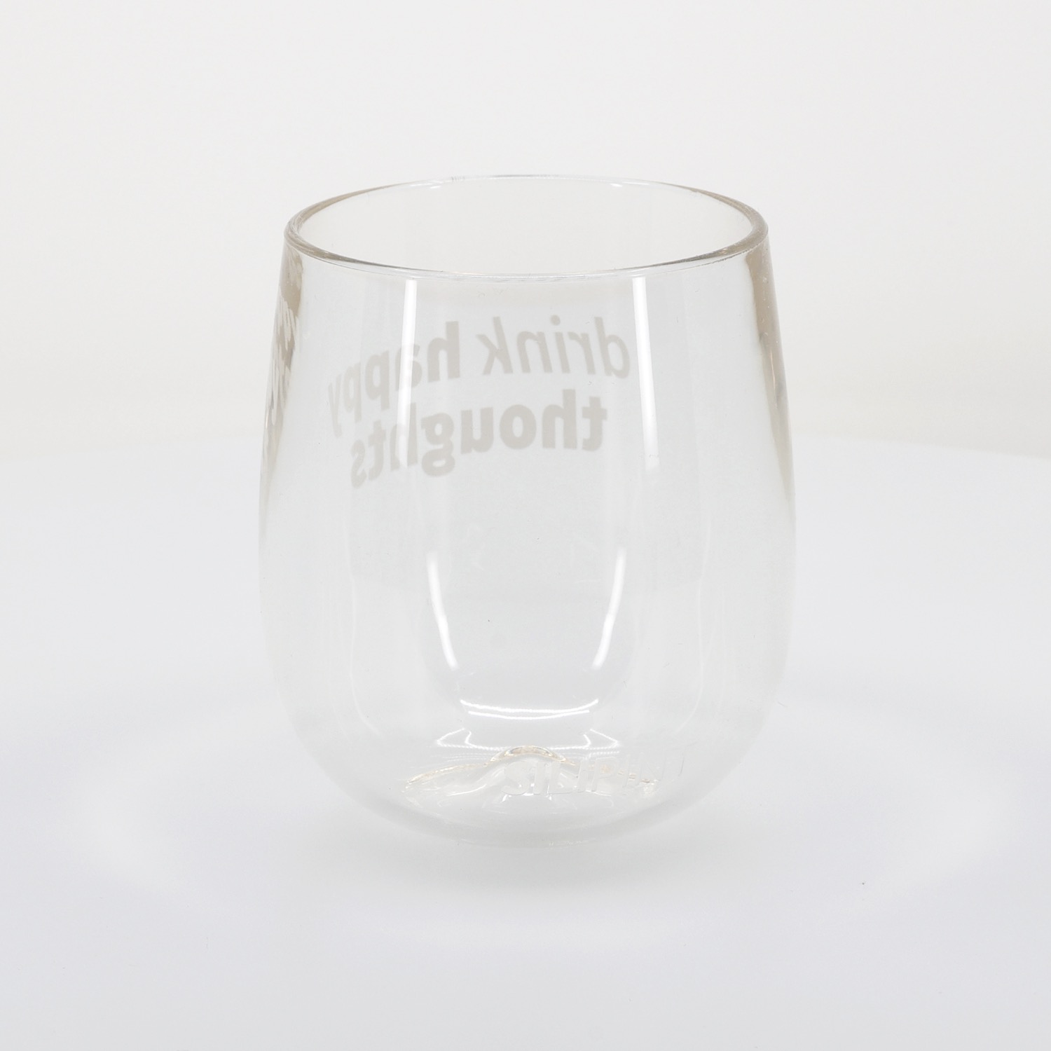 Silipint® Clear Stemless Wine Glass - 12 oz. 41