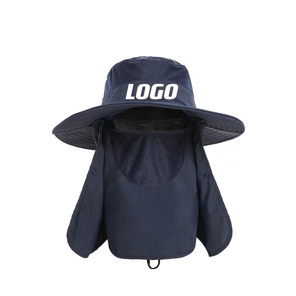 Protection Sun Caps With Mesh Mask And Neck Flap 4