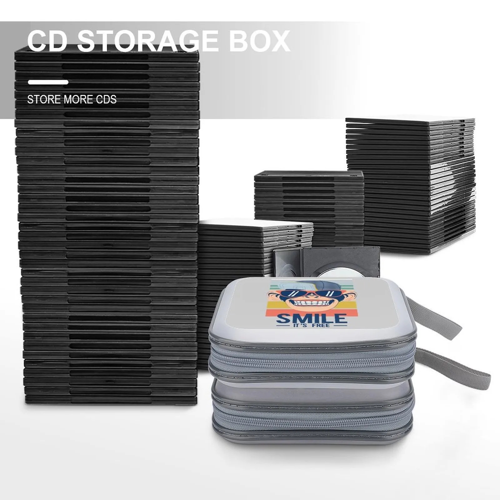 Custom Printed CD Case with Logo - Durable Waterproof Storage for 40 DVDs Bulk Order 11