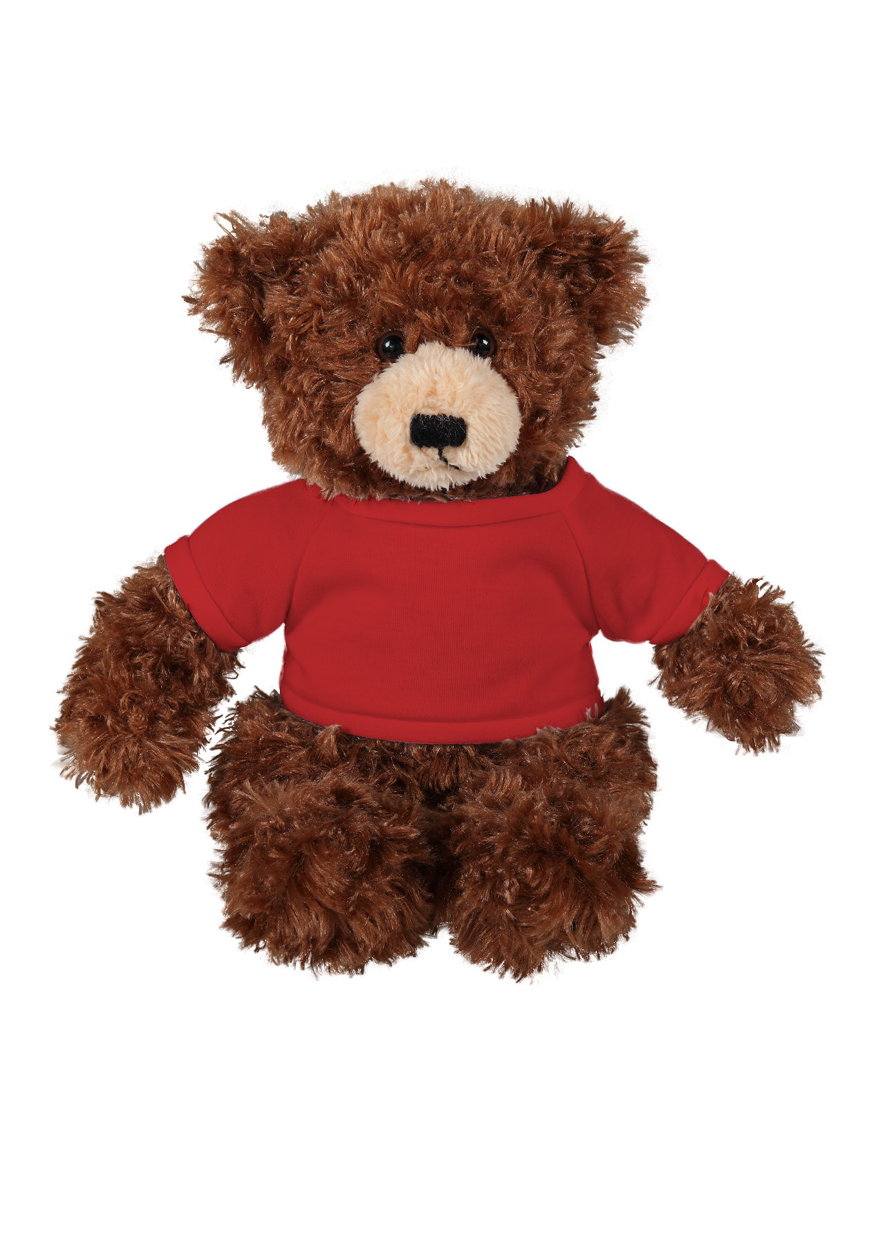 soft plush Chocolate Brandon Bear with t-shirt 19