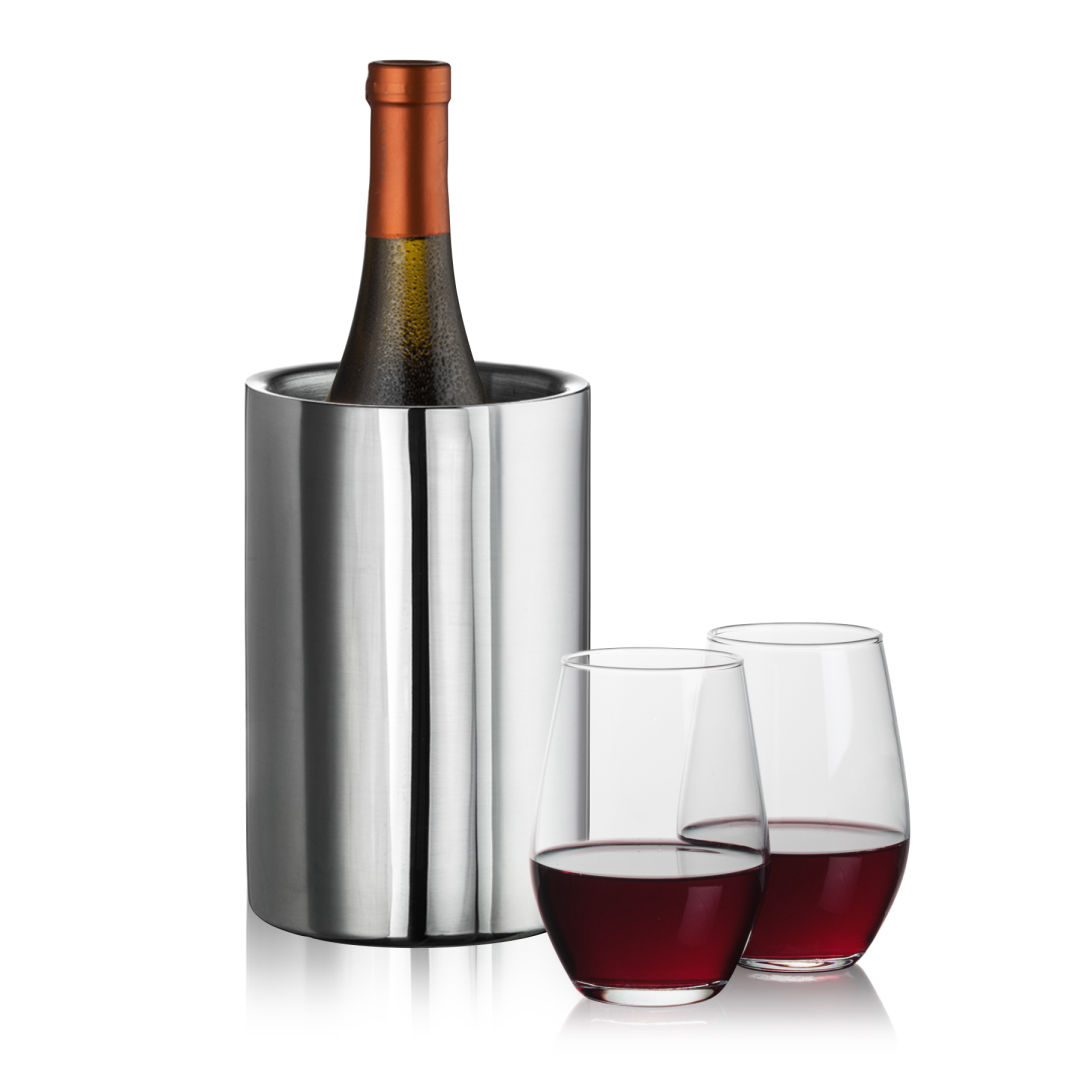 Jacobs Wine Cooler & Vale Stemless Wine 6