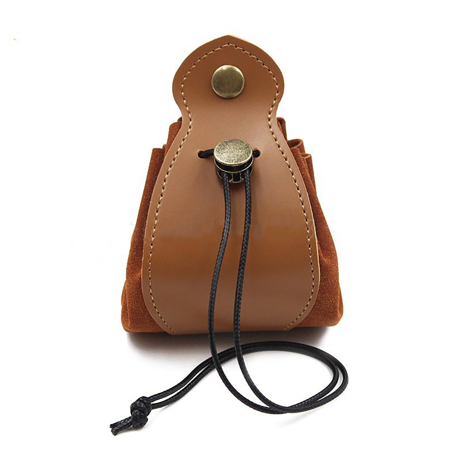 Mini PU Leather Drawstrin Dice Bag 10
