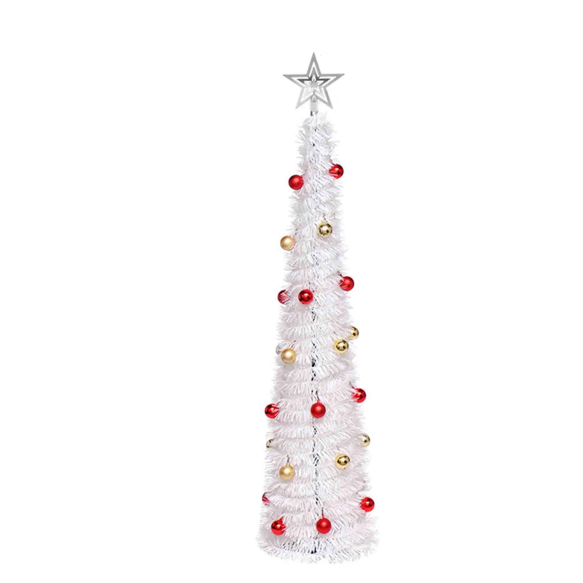 Large Star Sequins Collapsible Tinsel Christmas Tree 2