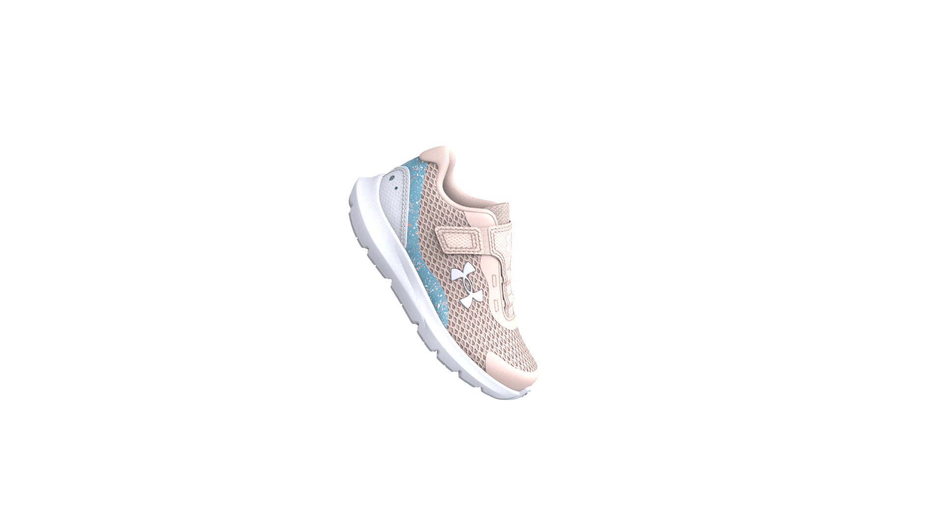 Girls' Infant UA Surge 3 AC Printed Running Shoes  3