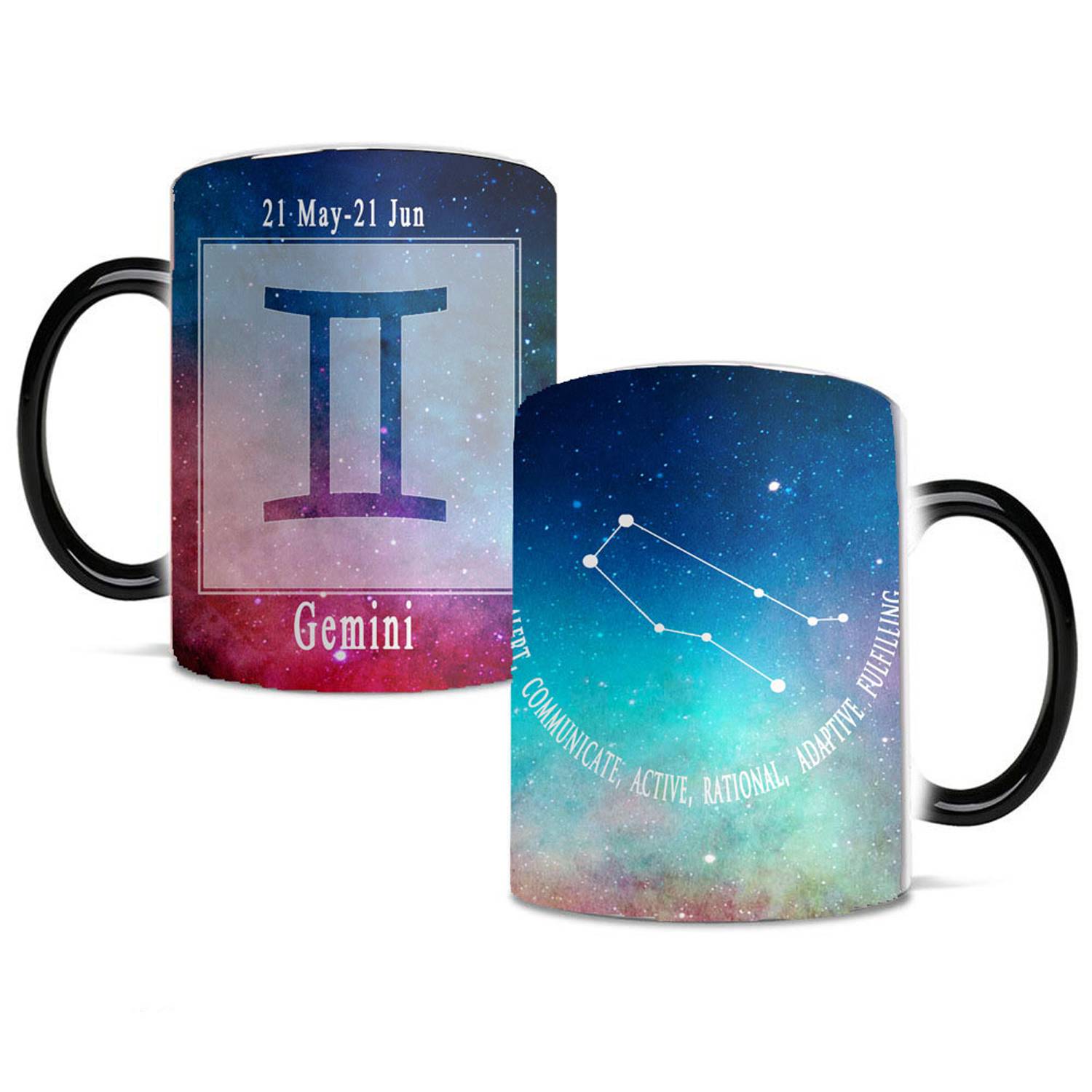 12oz Color-Changing Ceramic Zodiac Mug – Star Sign Cup 16