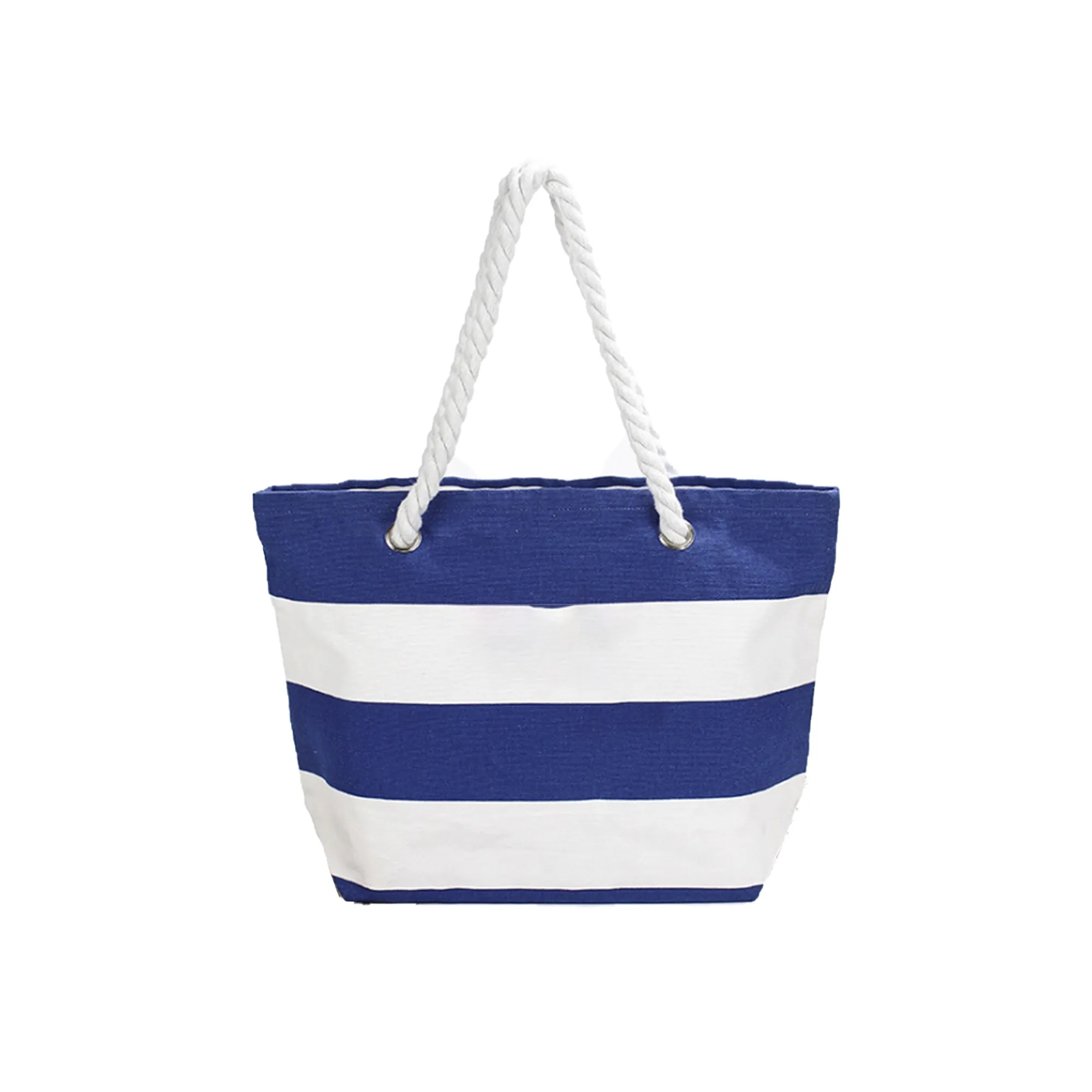 Prime Line Cotton Beach Tote Bag With Rope Handle 4