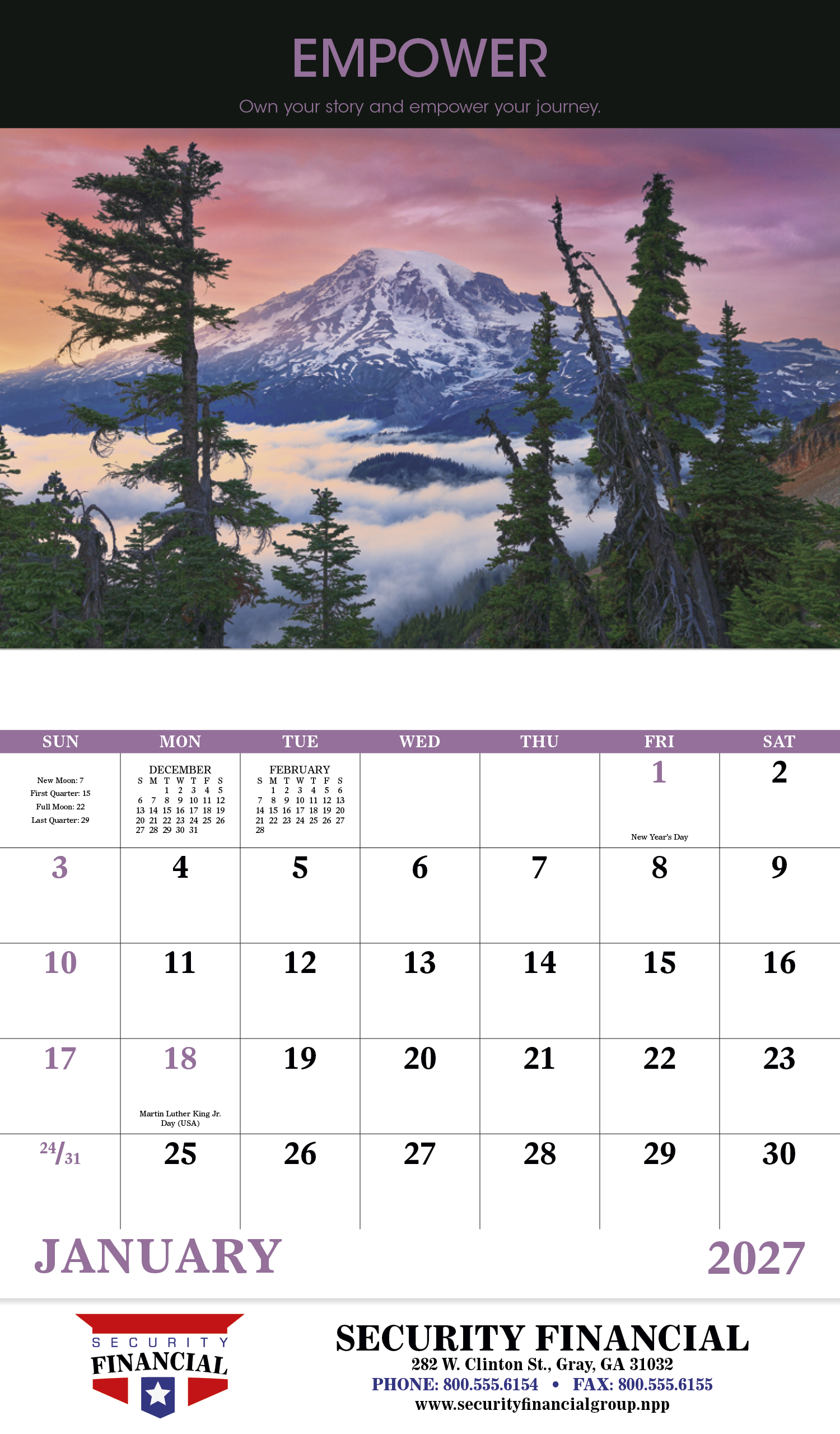 Good Value™ Motivations - Stapled Calendar 29