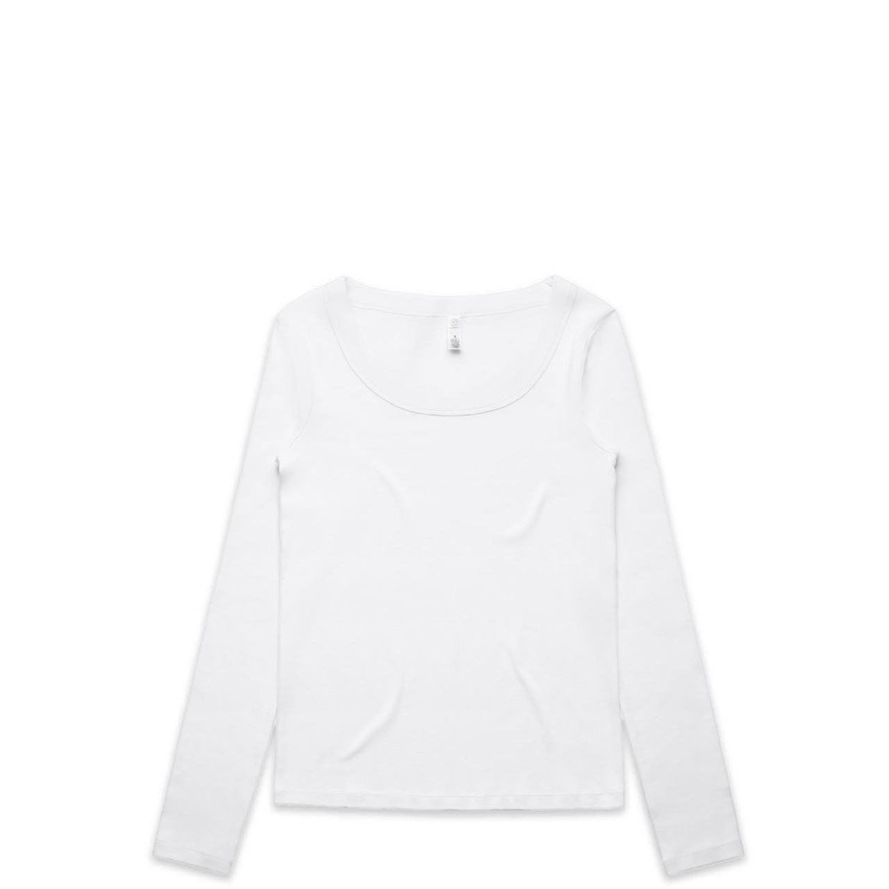 Wo's Organic Rib L/S Tee | 4075 8