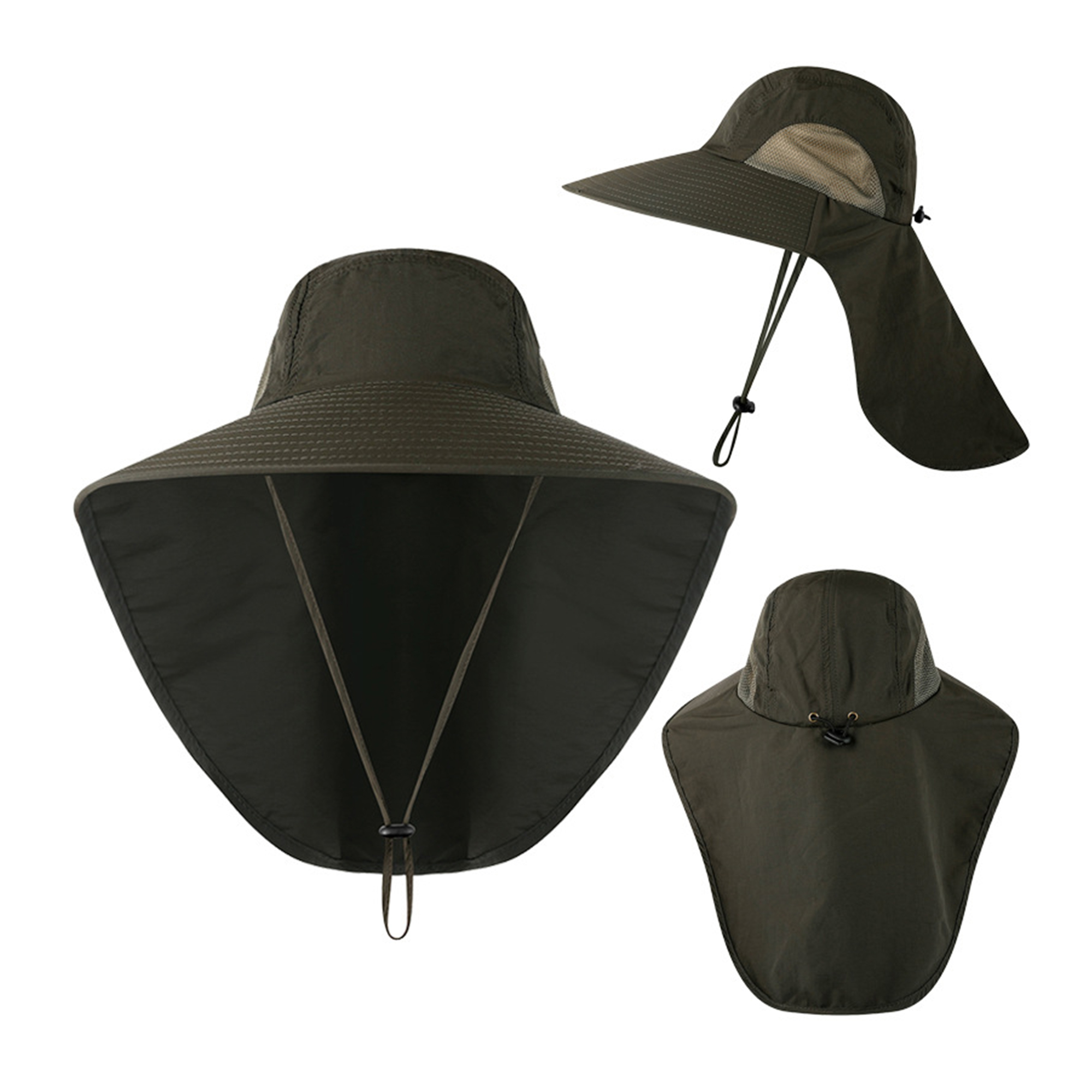 Wide Brim Fishing Hat With UV Protection And Adjustable Chin Strap 25