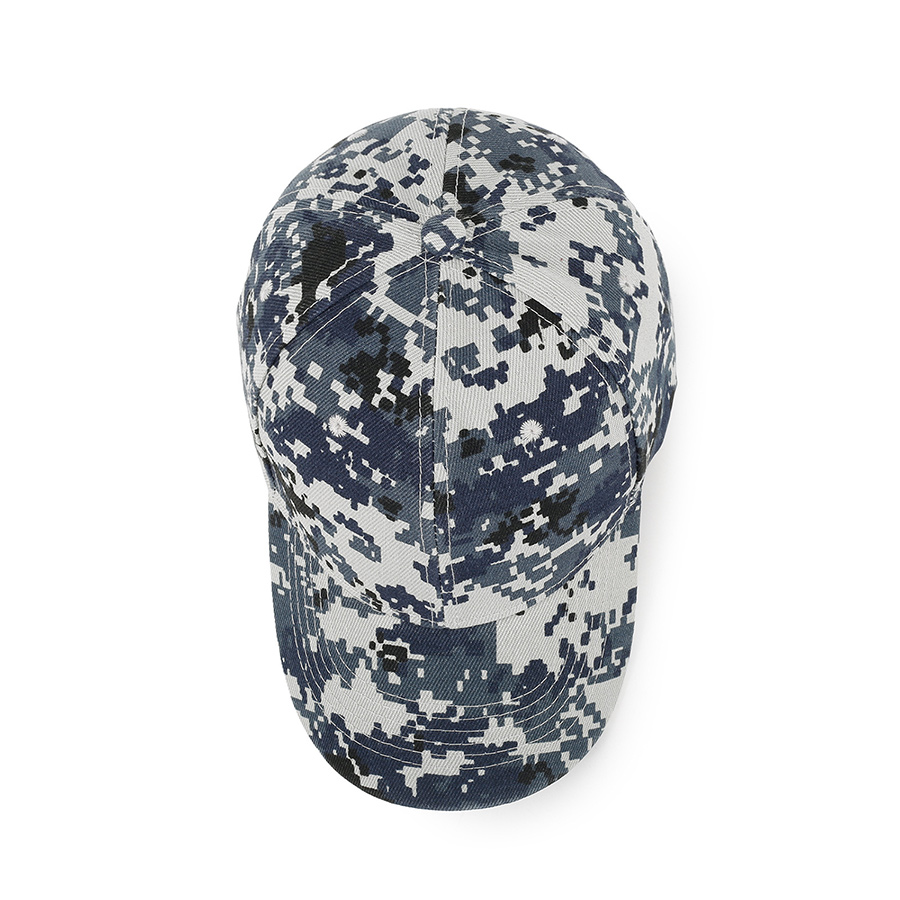 Stock Camo Polyester 6-Panel Baseball Cap 5