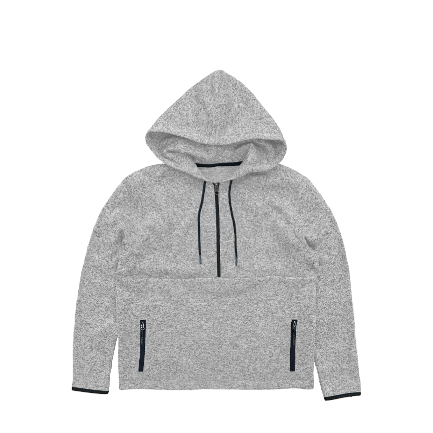 SWEATER FLEECE 1/2 ZIP HOODIE 2