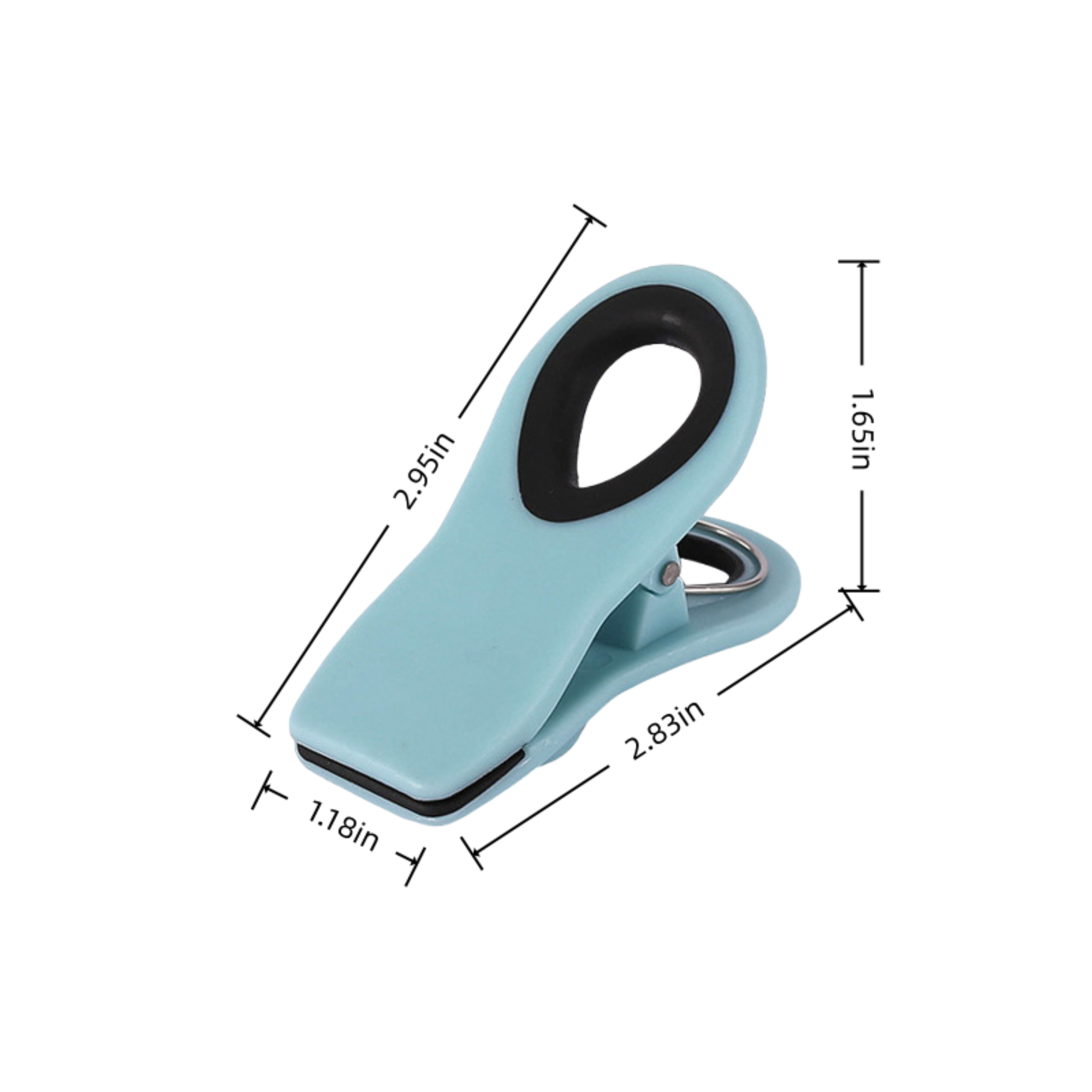 Magnetic moisture-proof sealing clips for household snacks 2