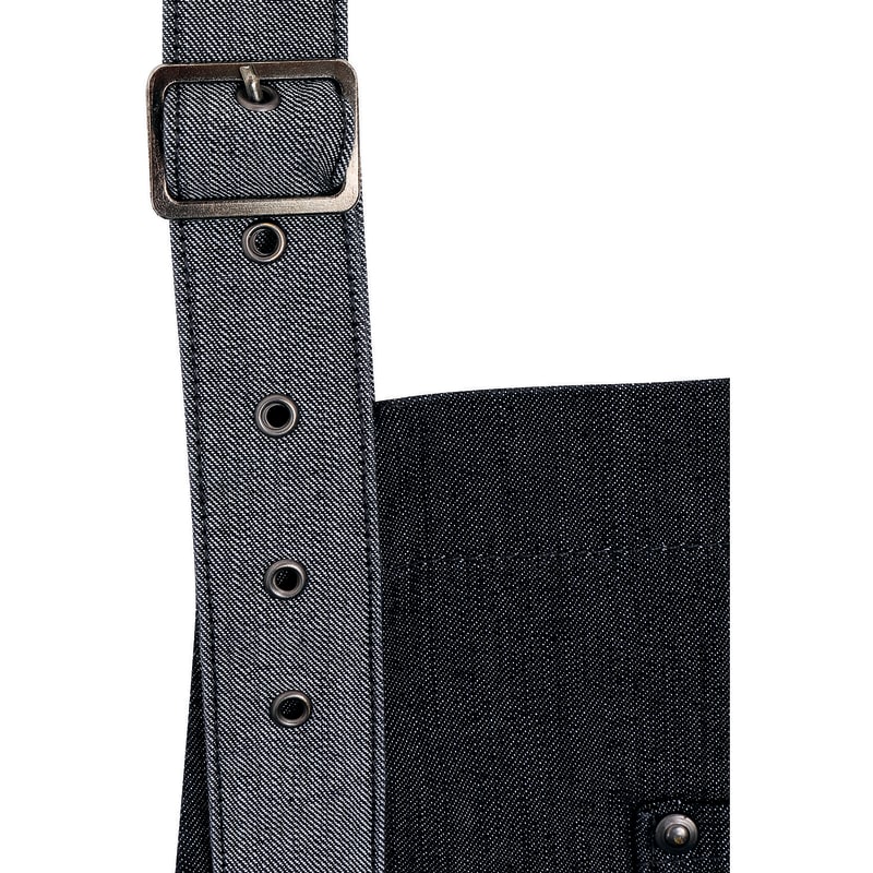 Artisan Collection By Reprime Unisex Domain Contrast Denim Bib Apron 4