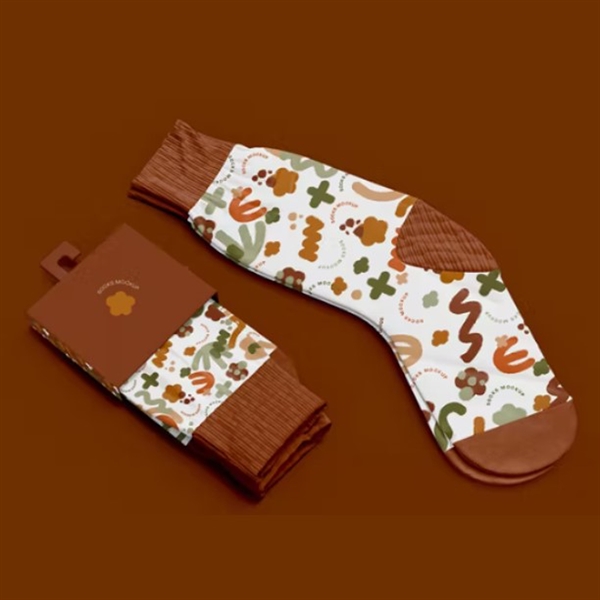 Jacquard Weave Merino Wool Quarter Socks