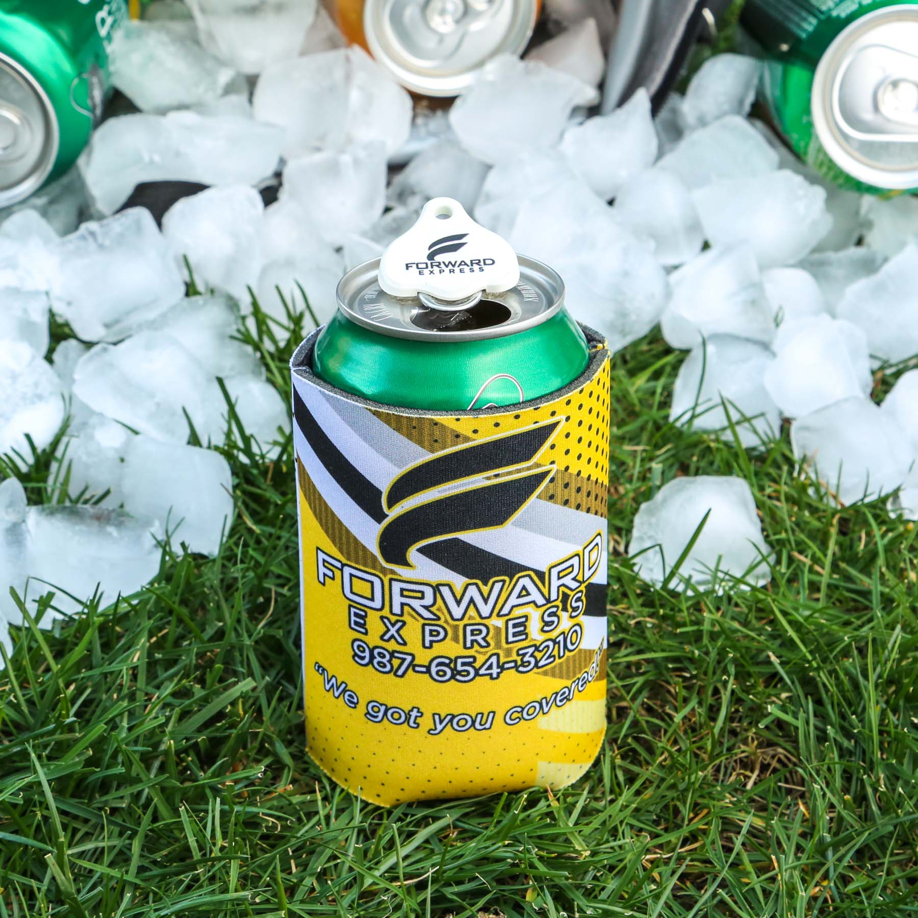 can cooler Cappy Combo, custom can cooler with logo imprint 7