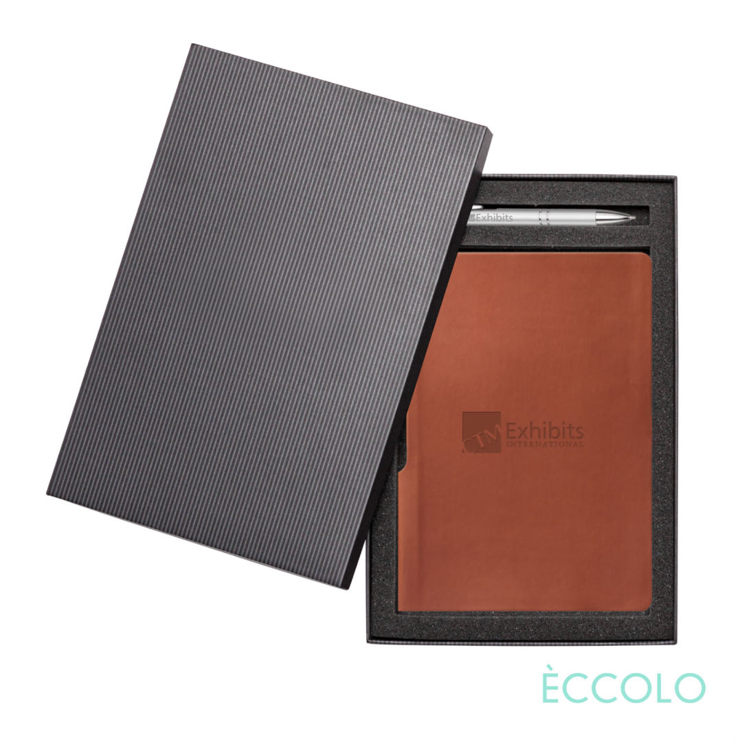 Eccolo® Groove Journal/Clicker Pen Gift Set - (M) 3