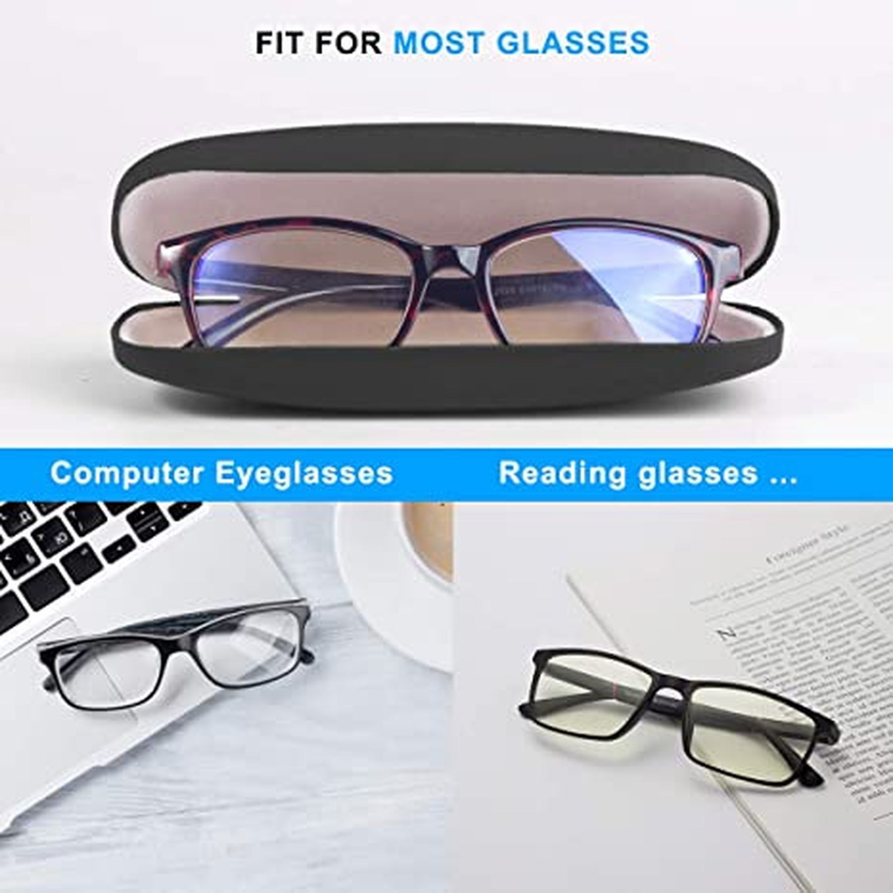 Unisex Hard Shell Eyeglasses Protective Cases 1