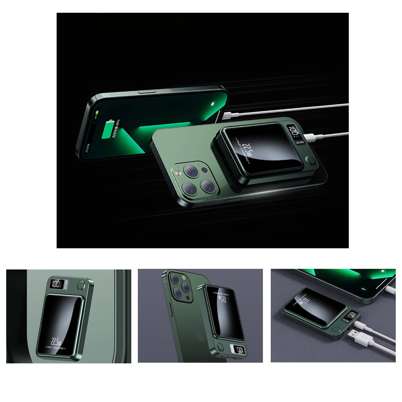Super fast magnetic wireless power bank 2