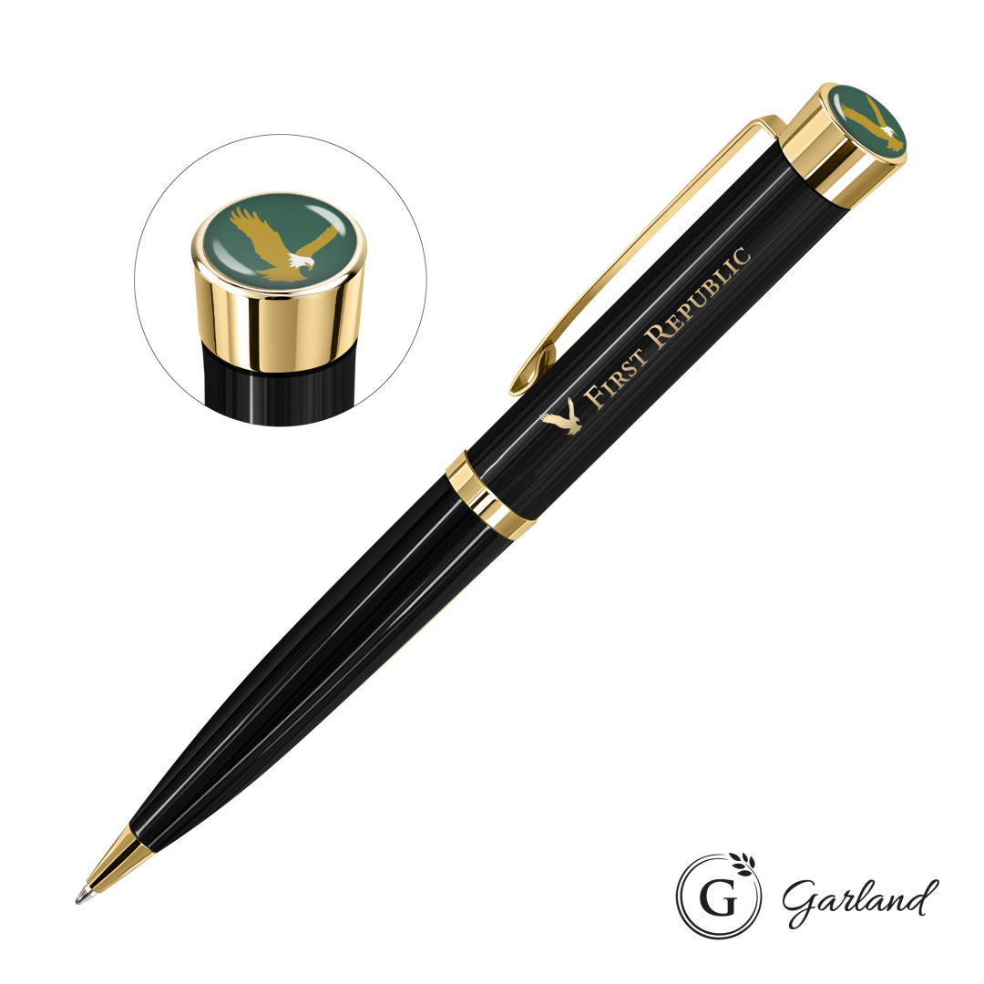 Garland® Executive Custom Color Ballpoint Twist Pen - Gold